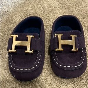 Infant moccasin navy